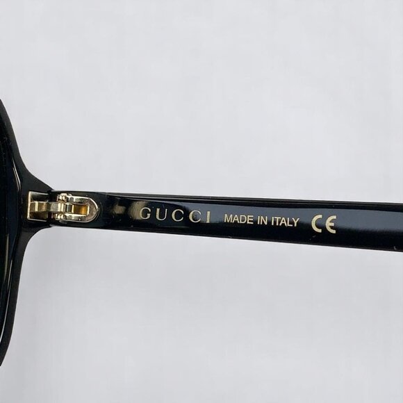 NIB Gucci Silver and Black Aviator Men's Sunglasses - Picture 7 of 9
